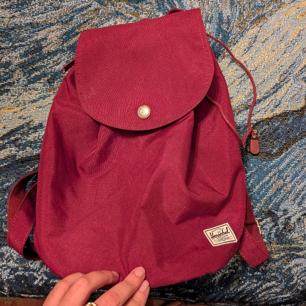 Herschel Supply Company Burgundy Backpack